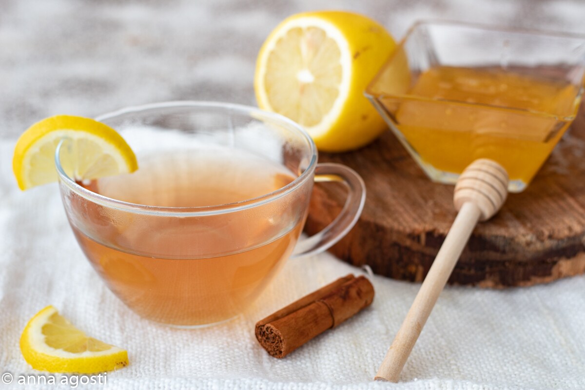Verterde en afslankende kaneel- en citroenthee