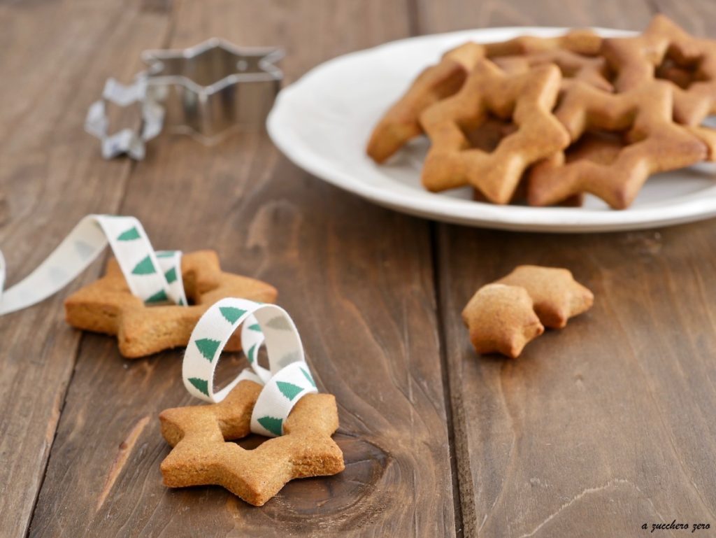 Volkoren gemberkoekjes met kaneel zonder boter, melk en eieren