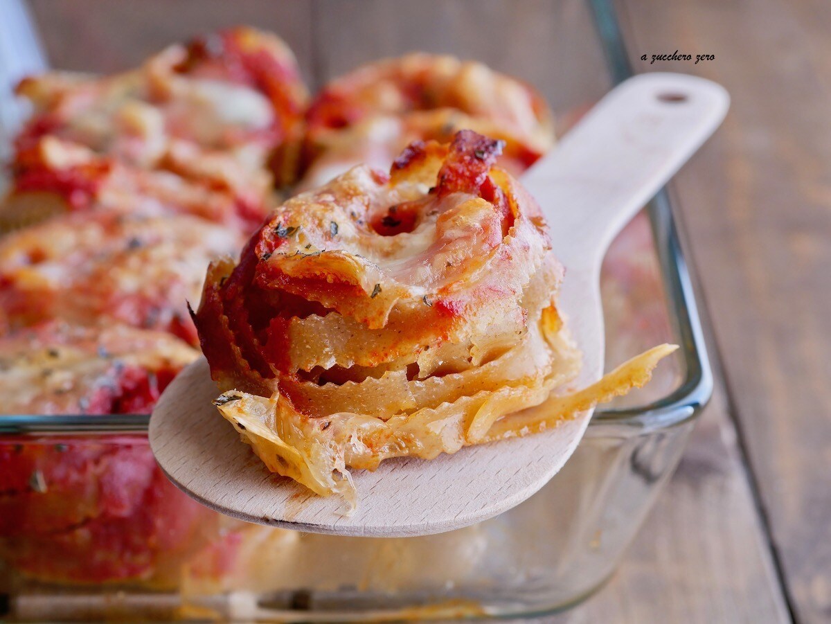 Volkoren tagliatelle nestjes uit de oven