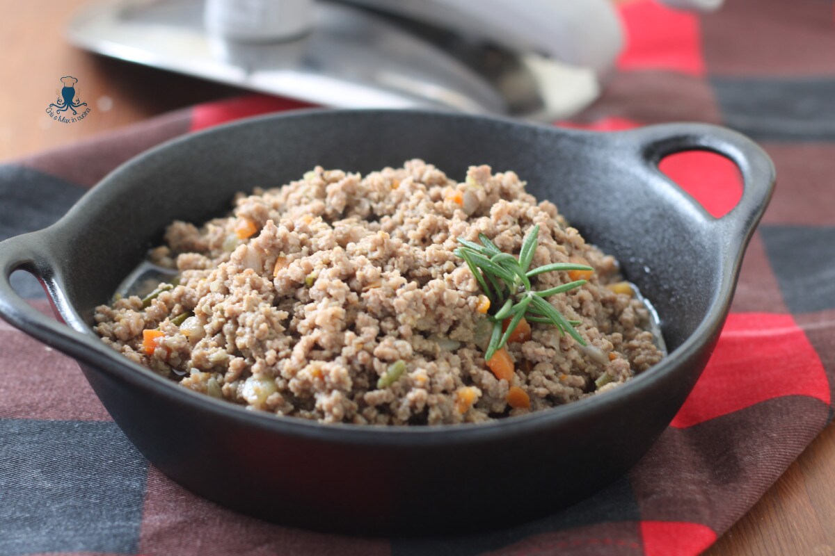 Witte ragù met de snelkookpan