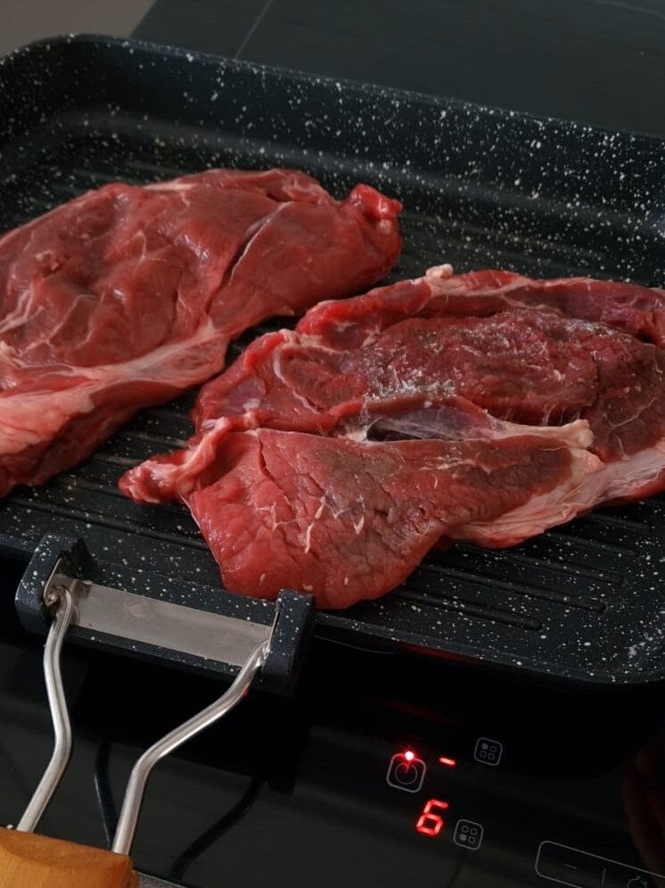 Tagliata met champignons