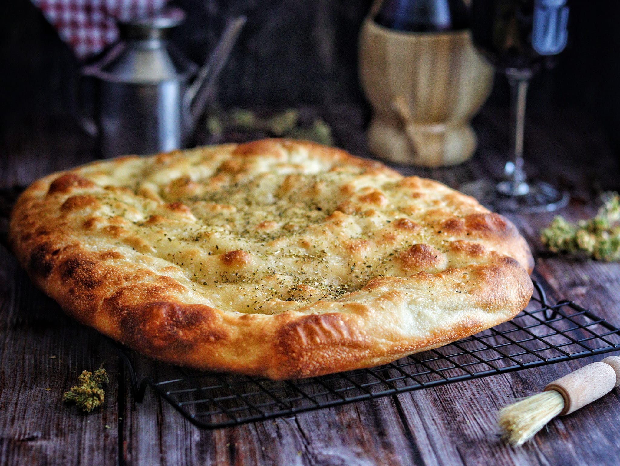 Witte pizza met li.co.li.