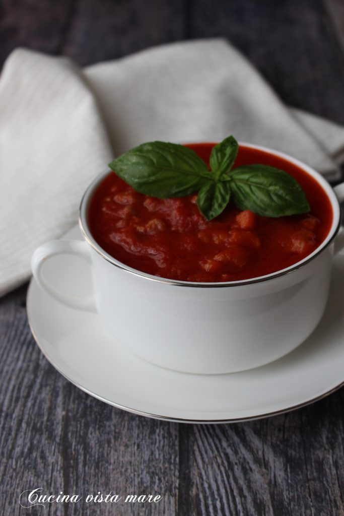 Worstjesragù Keuken met zeezicht