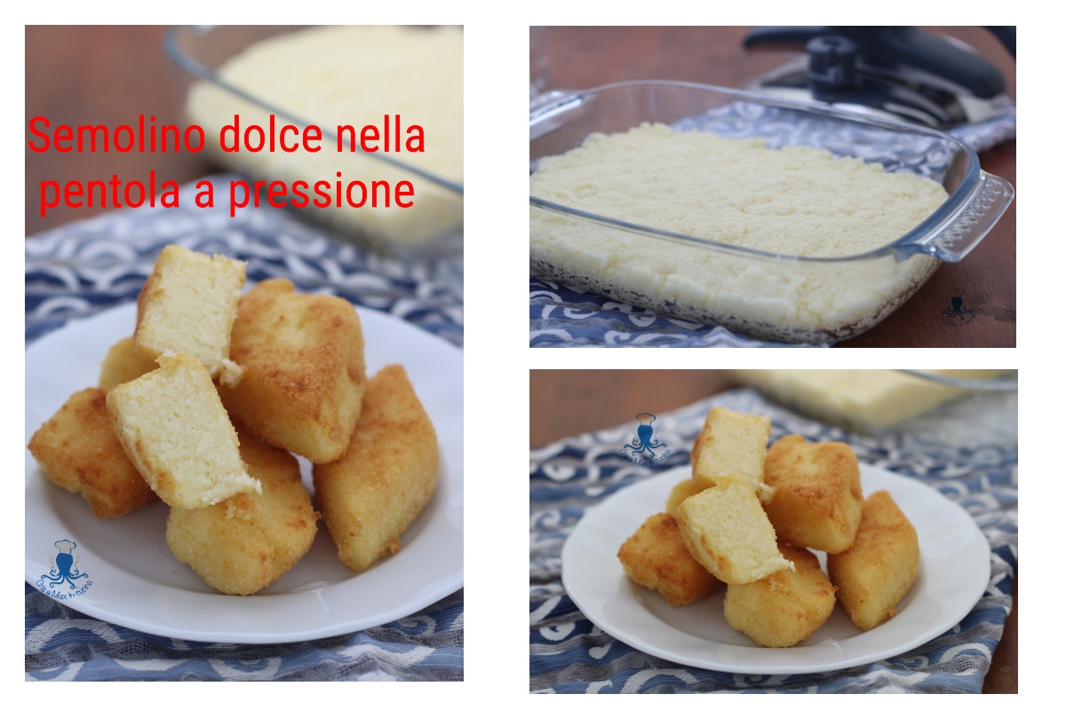 Zoete griesmeel in de snelkookpan, Piemontese recept