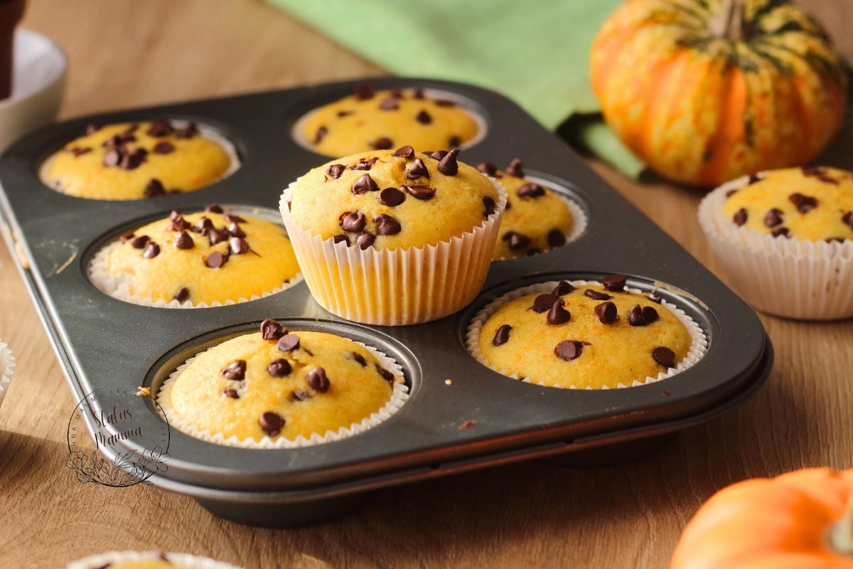 Zachte Pompoen- en Chocolade Muffins: De Perfecte Traktatie om Jezelf te Verwennen