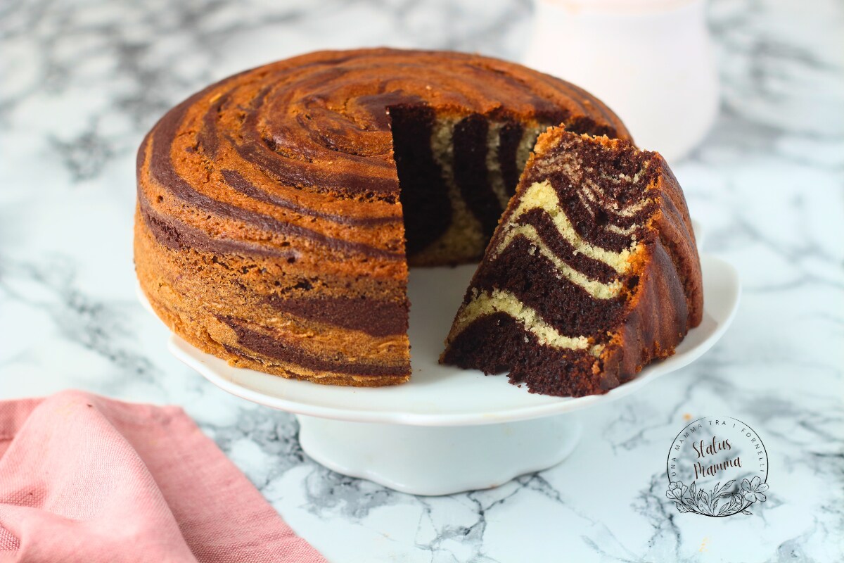 Zachte Zebra Cake Zonder Melk: Makkelijk met of zonder Thermomix!