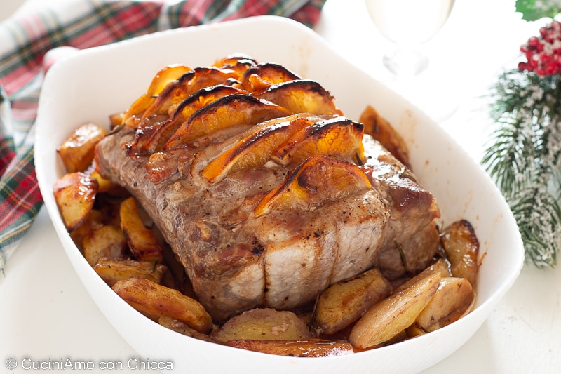 Zachte en smakelijke sinaasappelbraadstuk