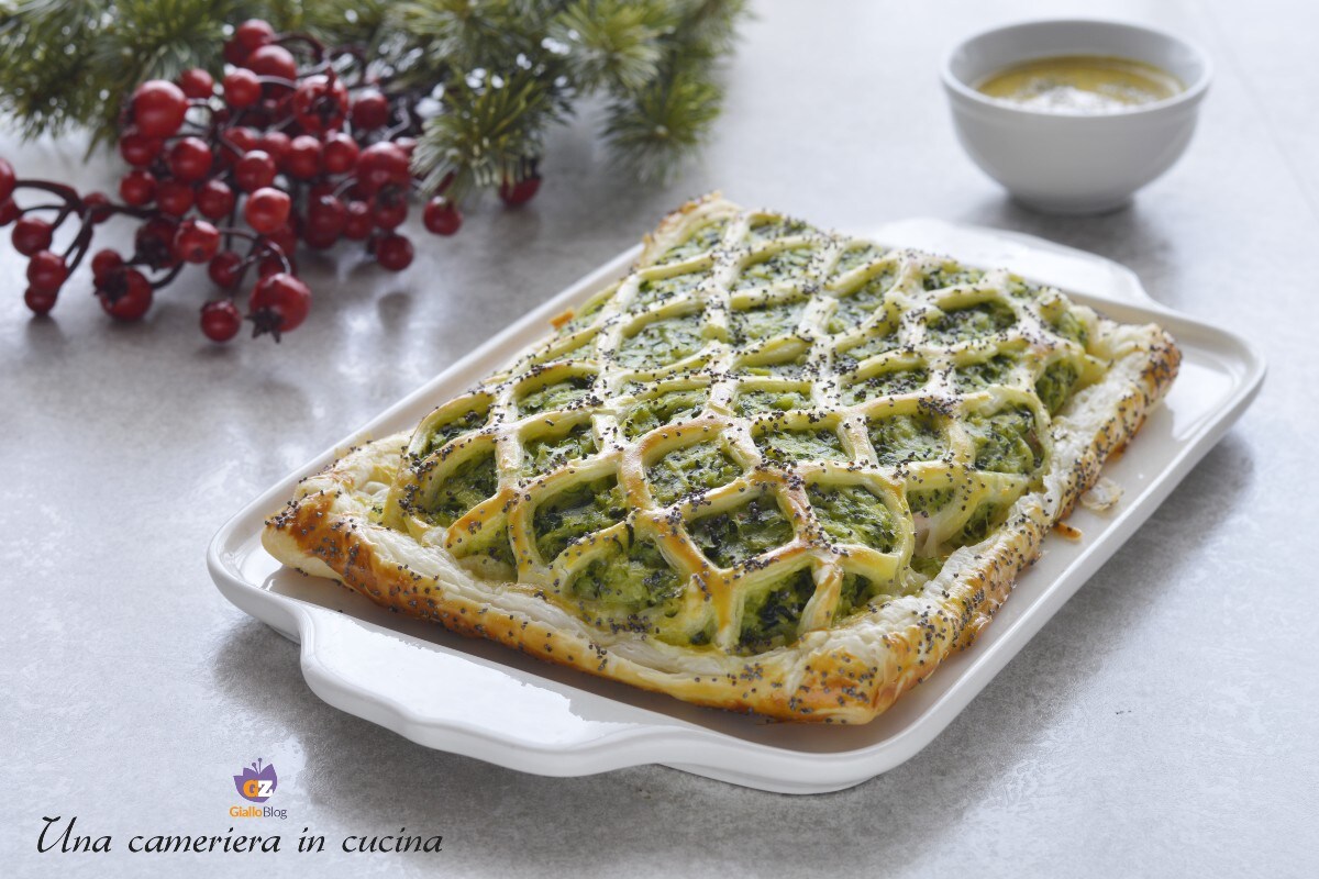 Zalm in korst met courgettes