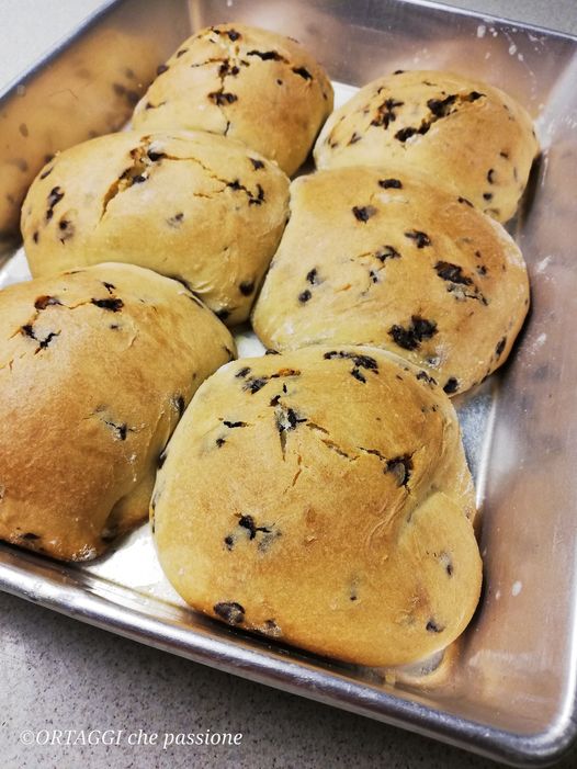 Zoete broodjes met chocoladedruppels