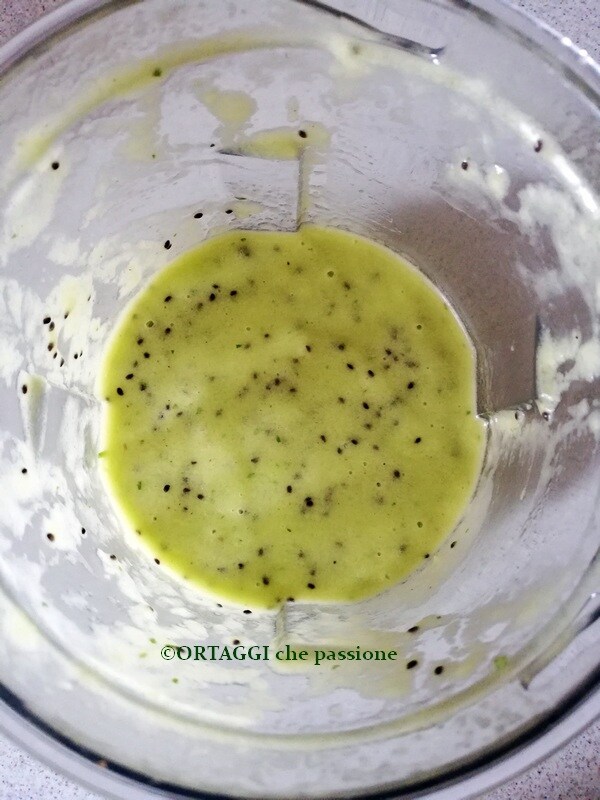 kiwi gepureerd tot crème