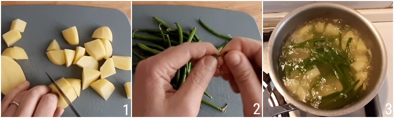 aardappel- sperziebonen- en gerookte zalmsalade zomers recept koud gerecht smaakvol gezond snel de maiskorrel 1 aardappels en sperziebonen koken