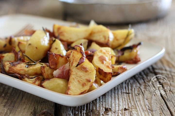 Aardappelen met spek in de airfryer
