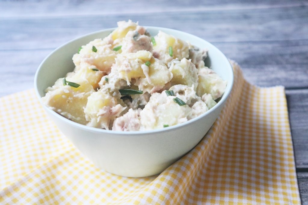 Aardappelsalade met tonijn