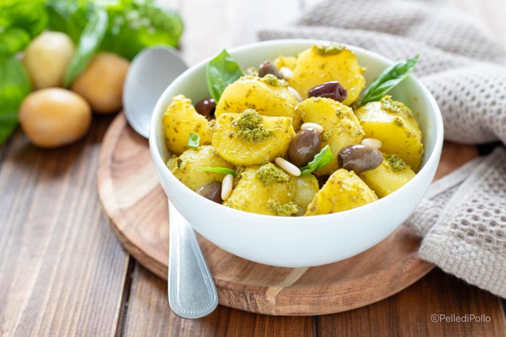aardappelsalade met pesto