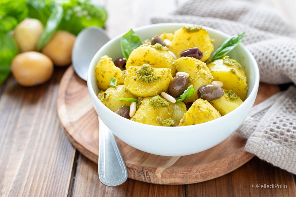 Aardappelsalade met pesto