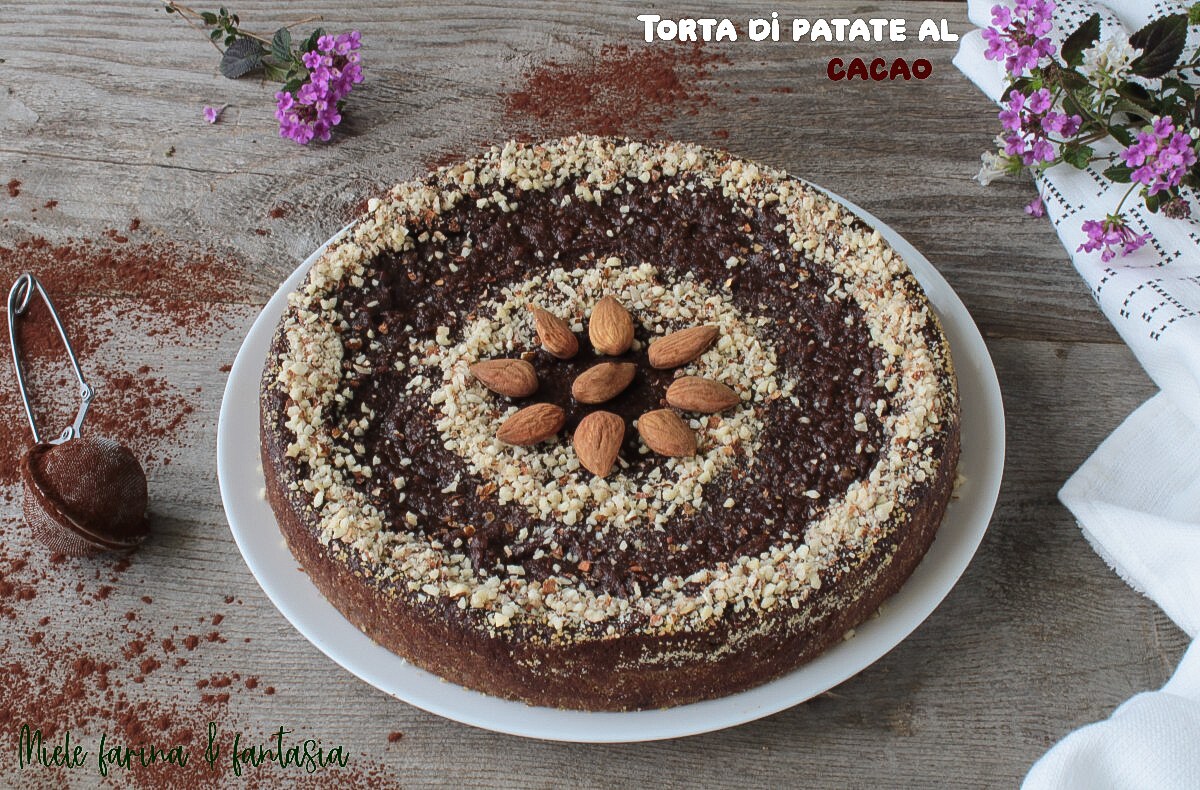 Aardappeltaart met cacao