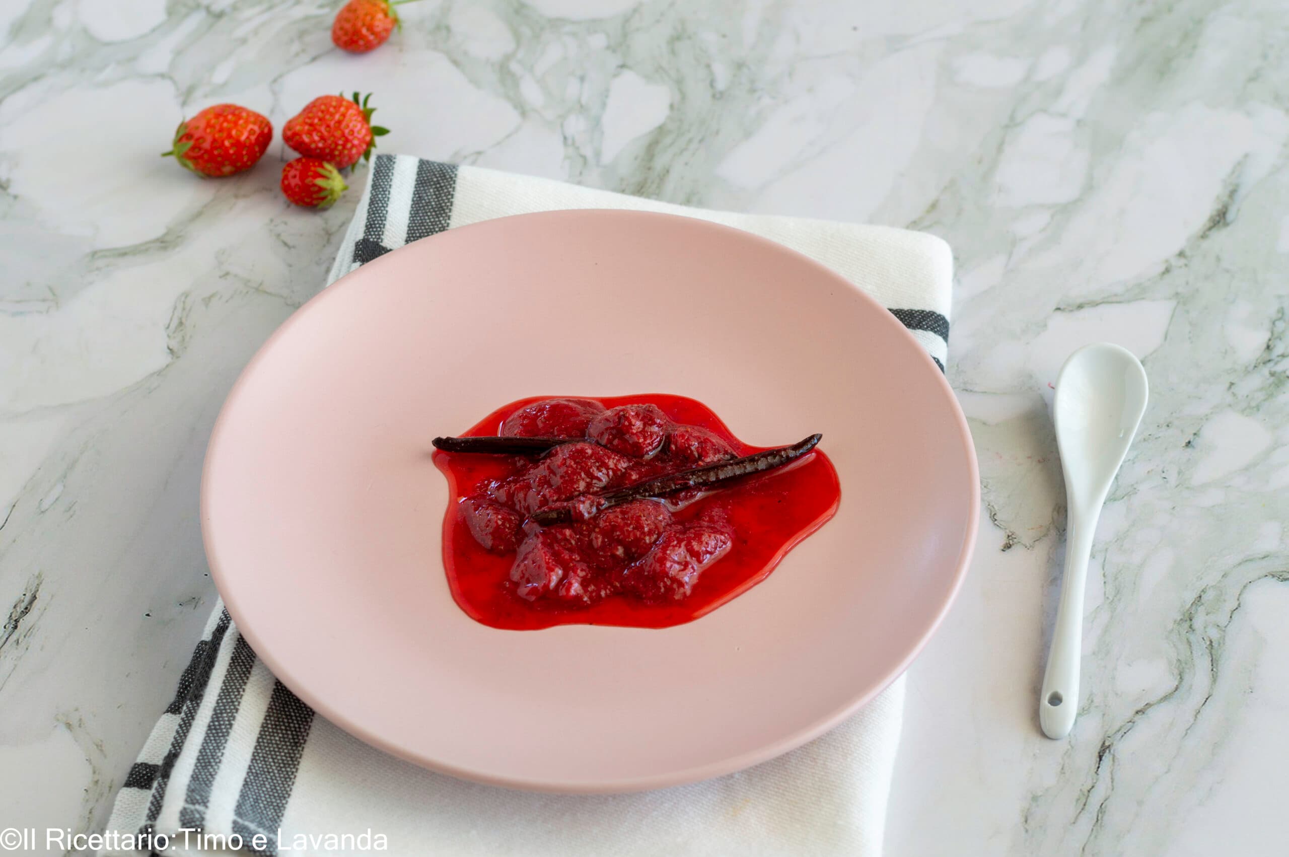 Aardbeiencompote zonder suiker