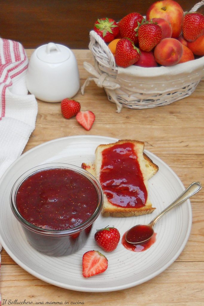 aardbeienjam, aardbeienmarmelade vert