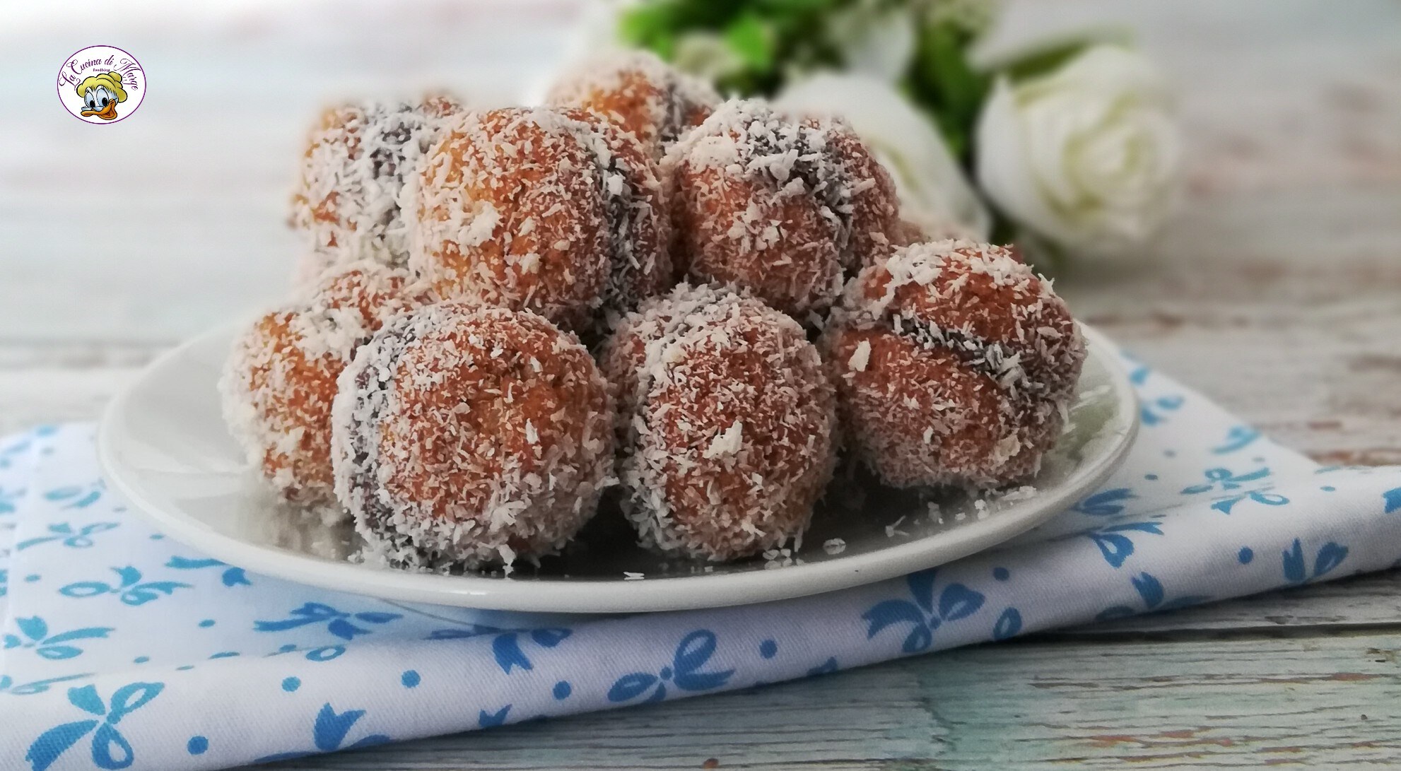 AMARETTI KUSSEN MET KOKOS EN NUTELLA
