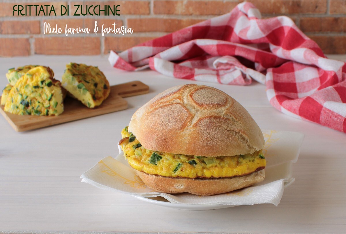 Aromatische courgetteomelet