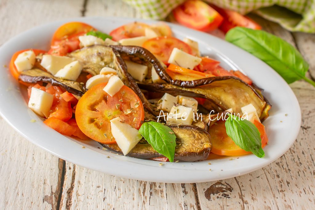 AUBERGINES op CRUDAIOLA wijze in salade