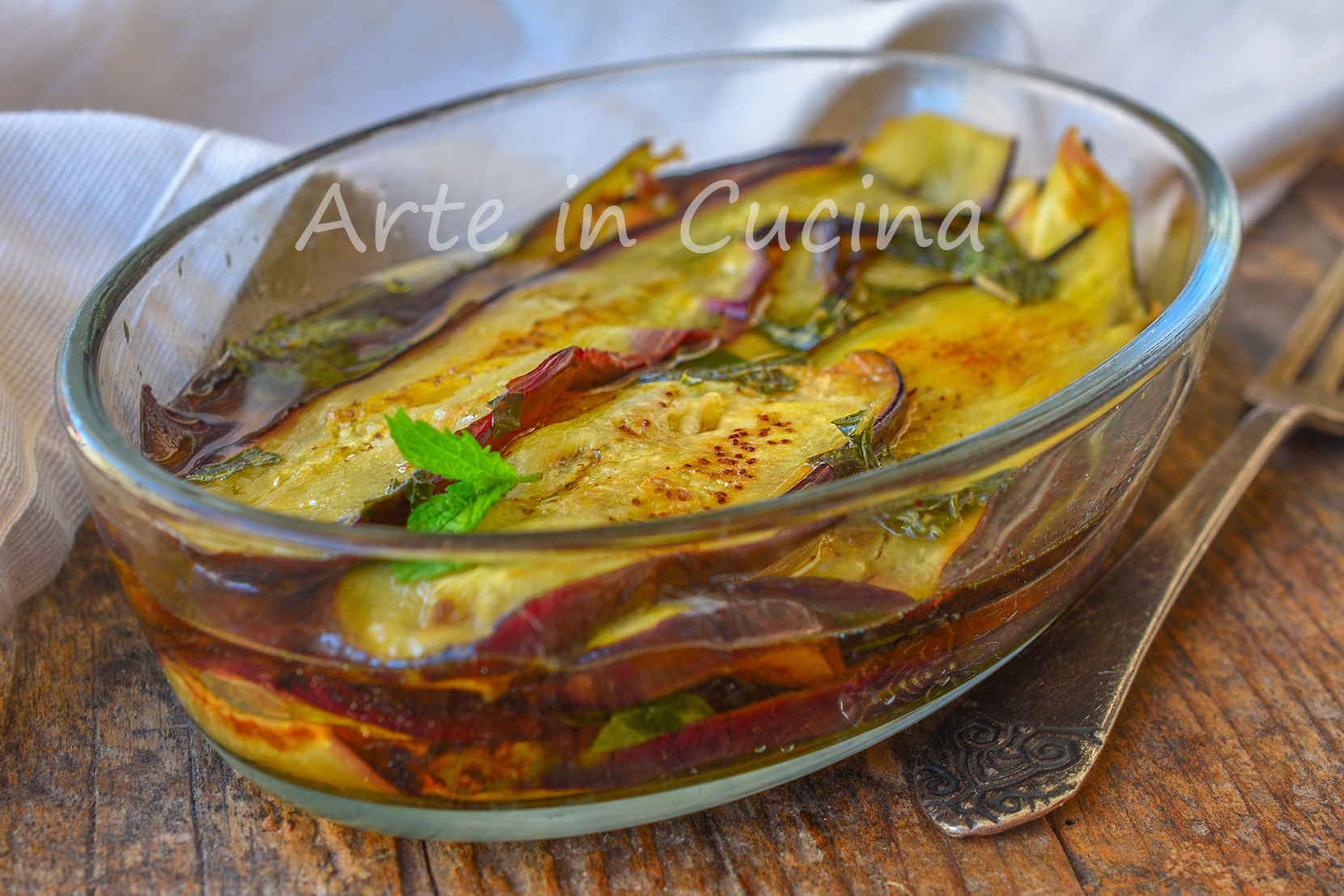 Aubergines alla scapece Napolitaans recept