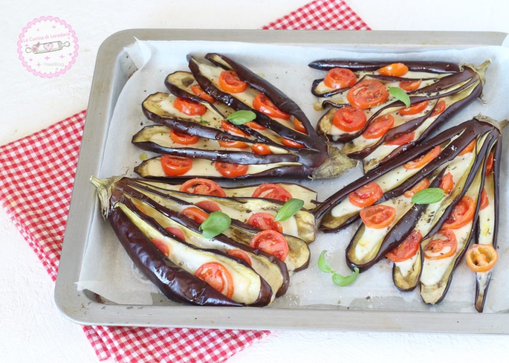 aubergines in waaier