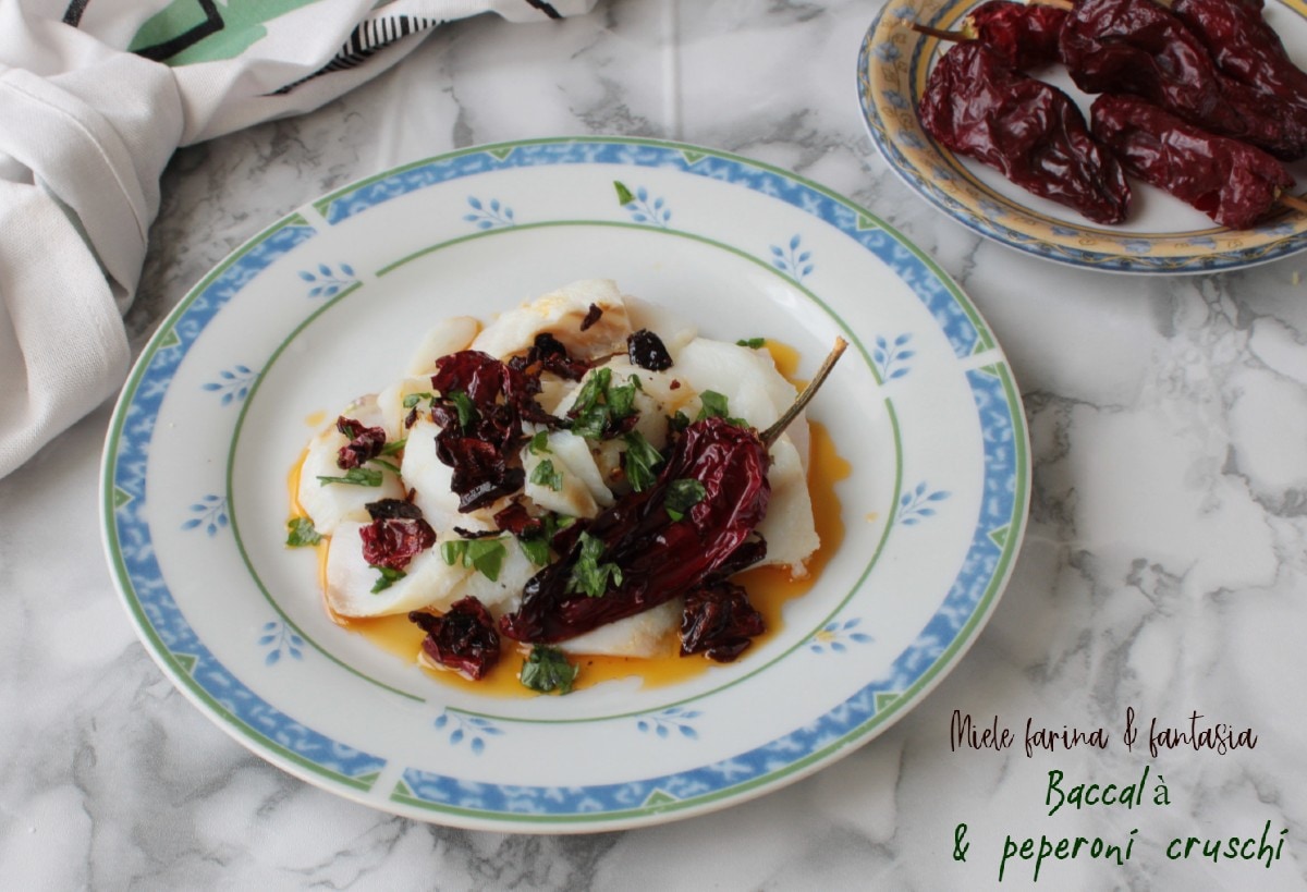 Bacalao en krokante paprika’s