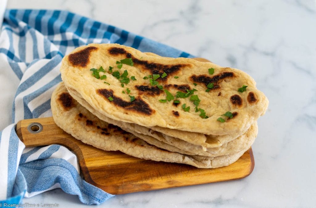 bazlama met aardappelen