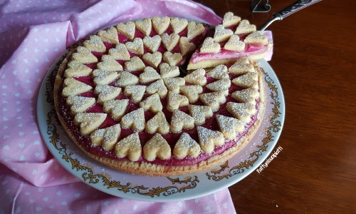 Romantische taart voor Valentijnsdag