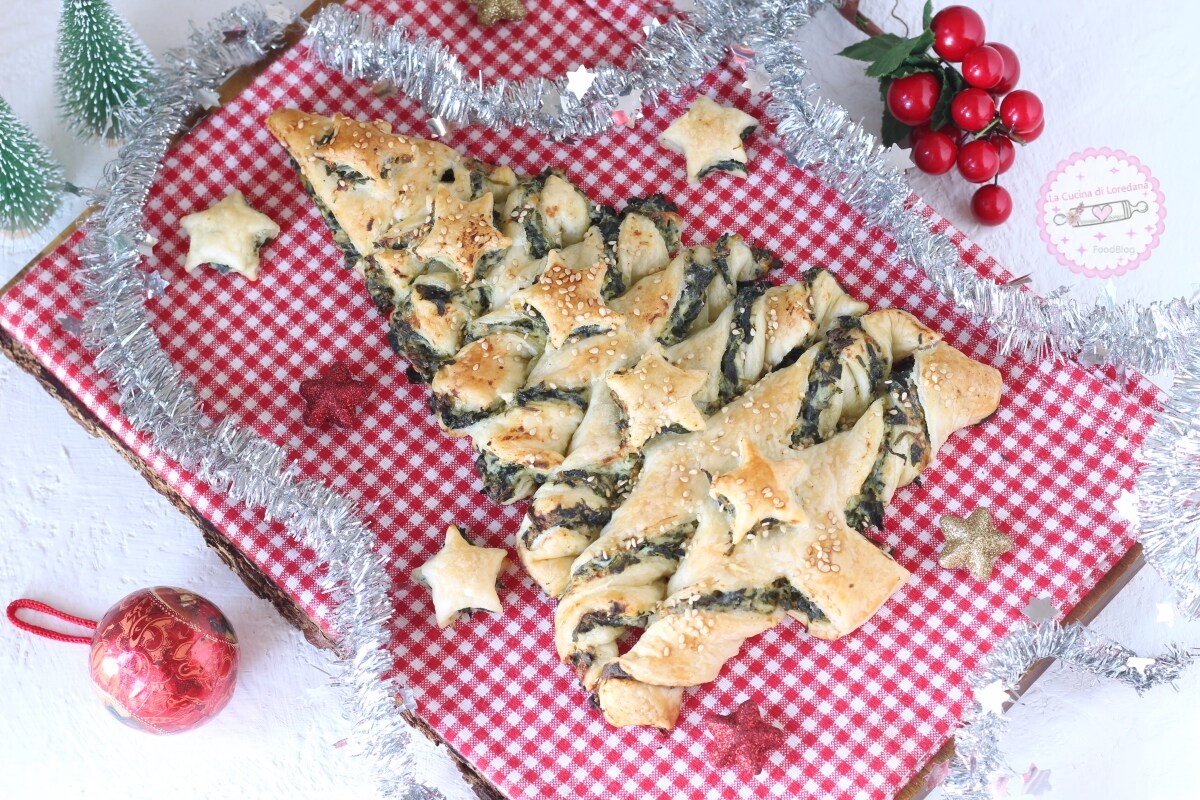 BLADERDEEGBOOM MET SPINAZIE EN RICOTTA het perfecte voorgerecht voor Kerstmis