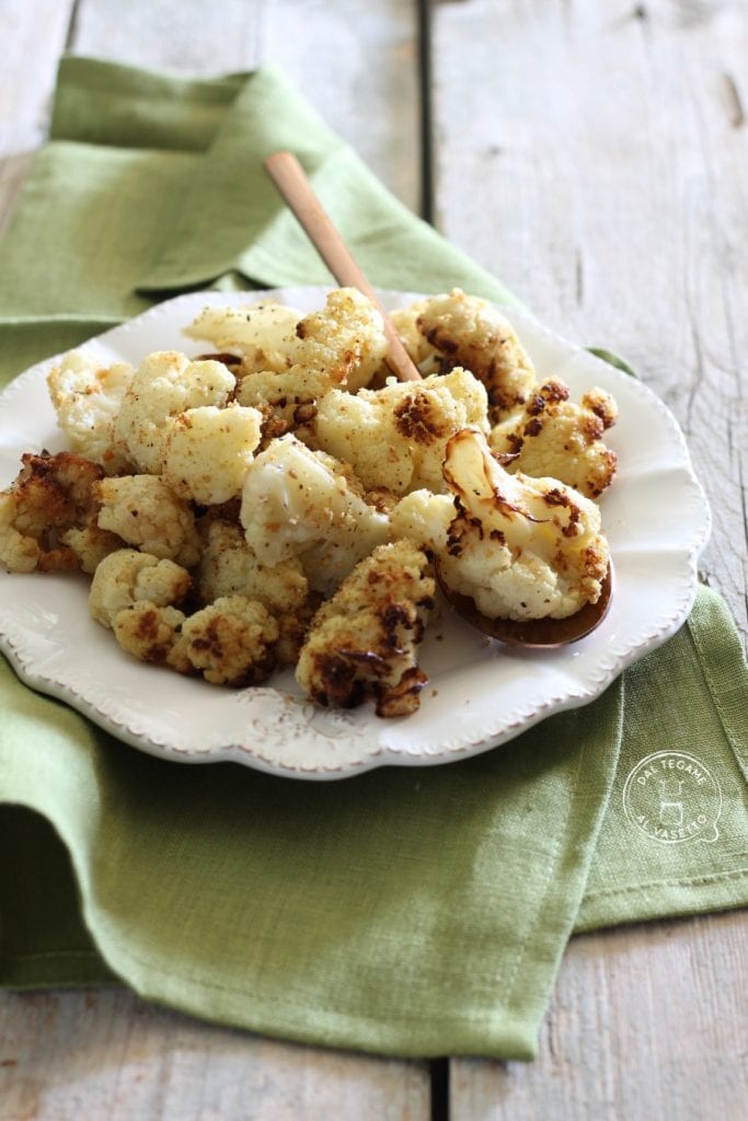 gegratineerde bloemkool in de airfryer