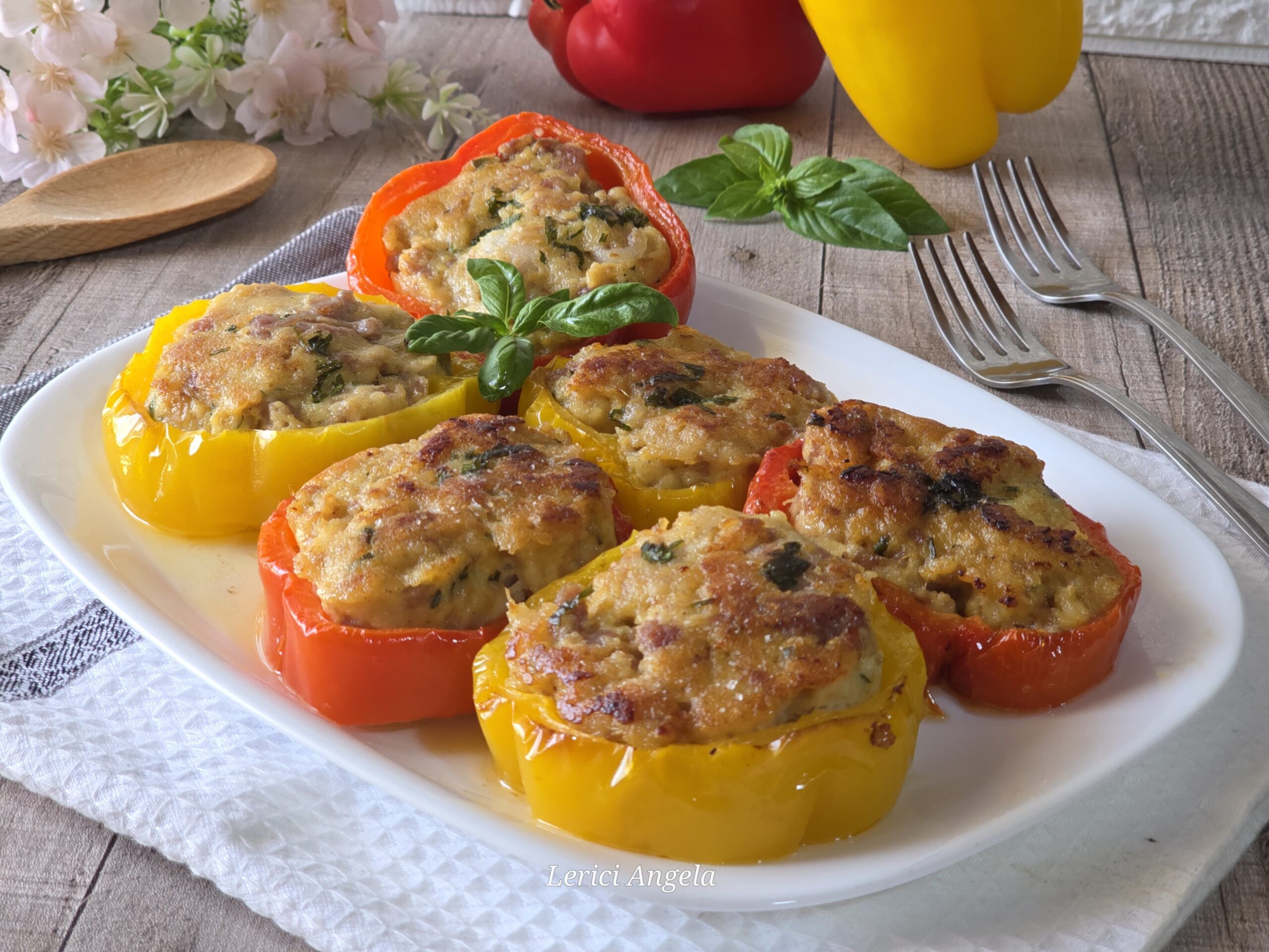 Gevulde Paprika Medaillons