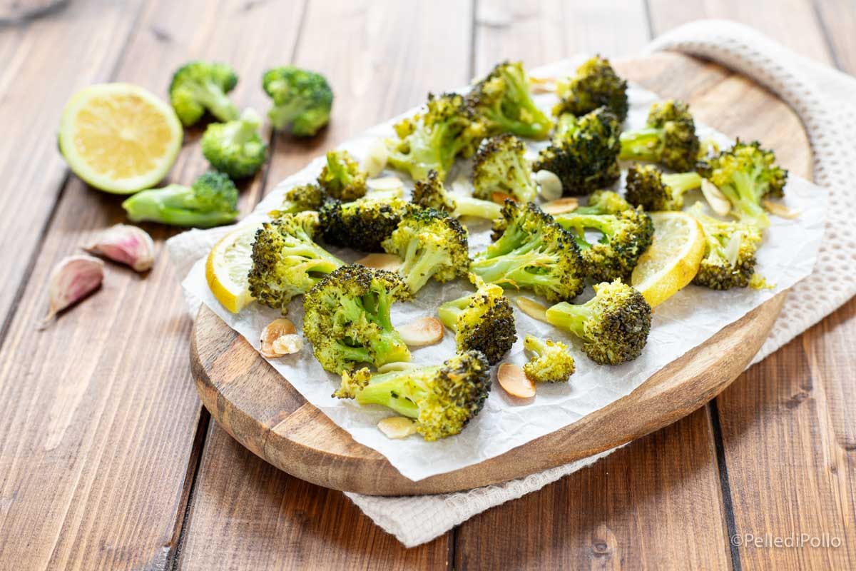 Geroosterde broccoli met citroen