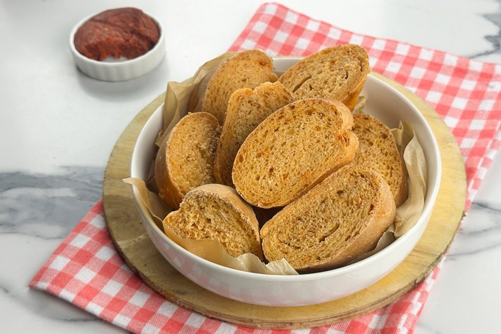 recept brood met 'nduja
