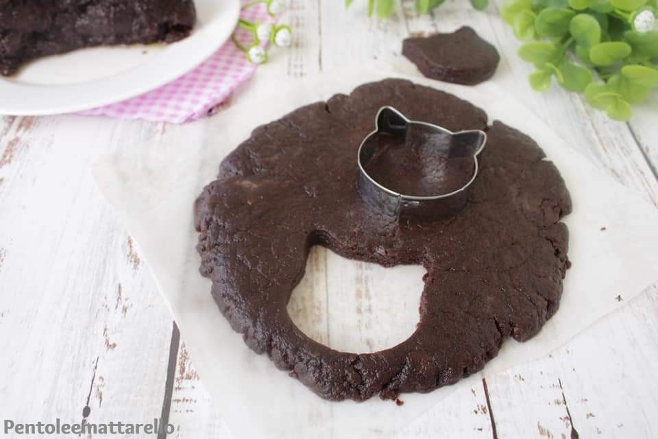 Cacao zandkoekje met olie