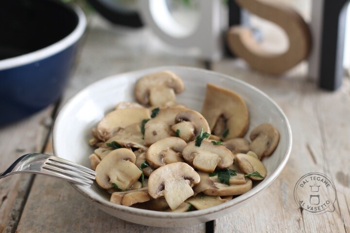 Champignons met knoflook uit de magnetron