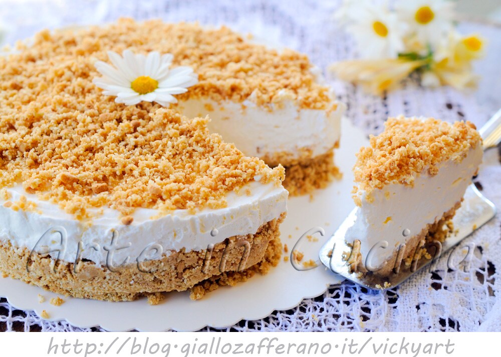 Cheesecake paradiso verkruimeld koude taart