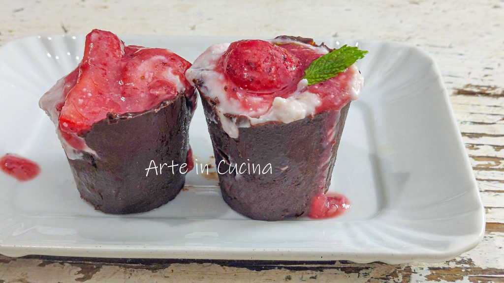 CHOCOLADE en AARDBEIEN GLAZEN