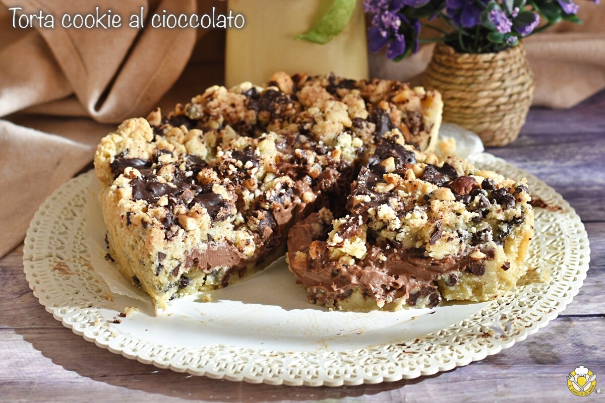 Chocolade cookie taart