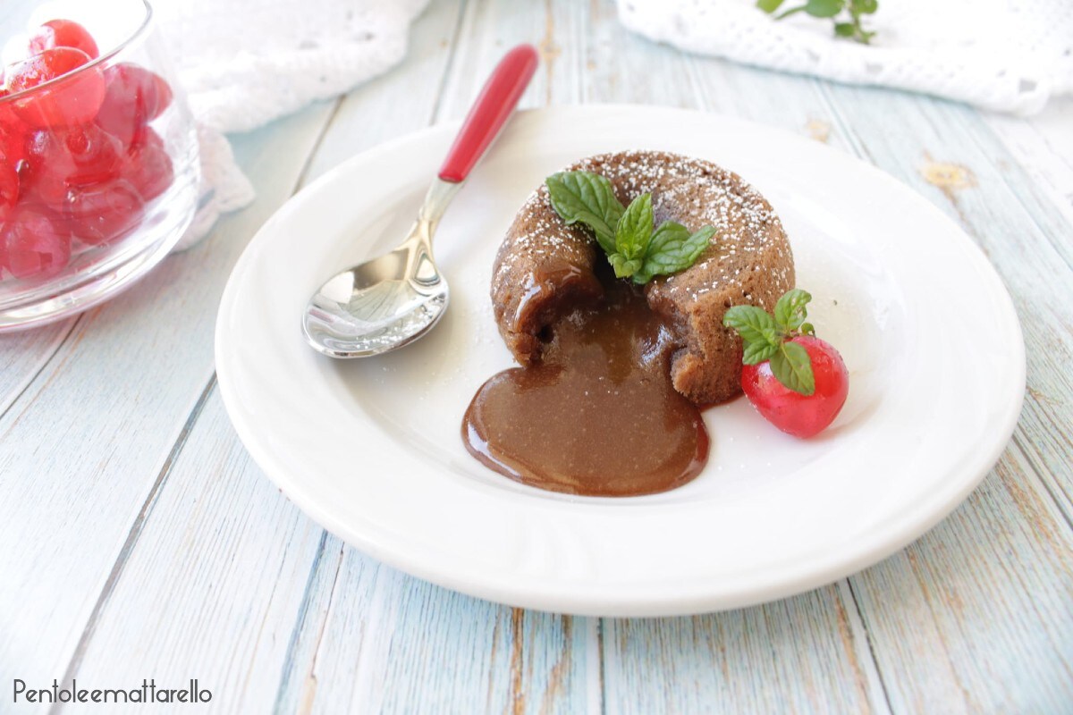 Chocolademuffin met zachte kern