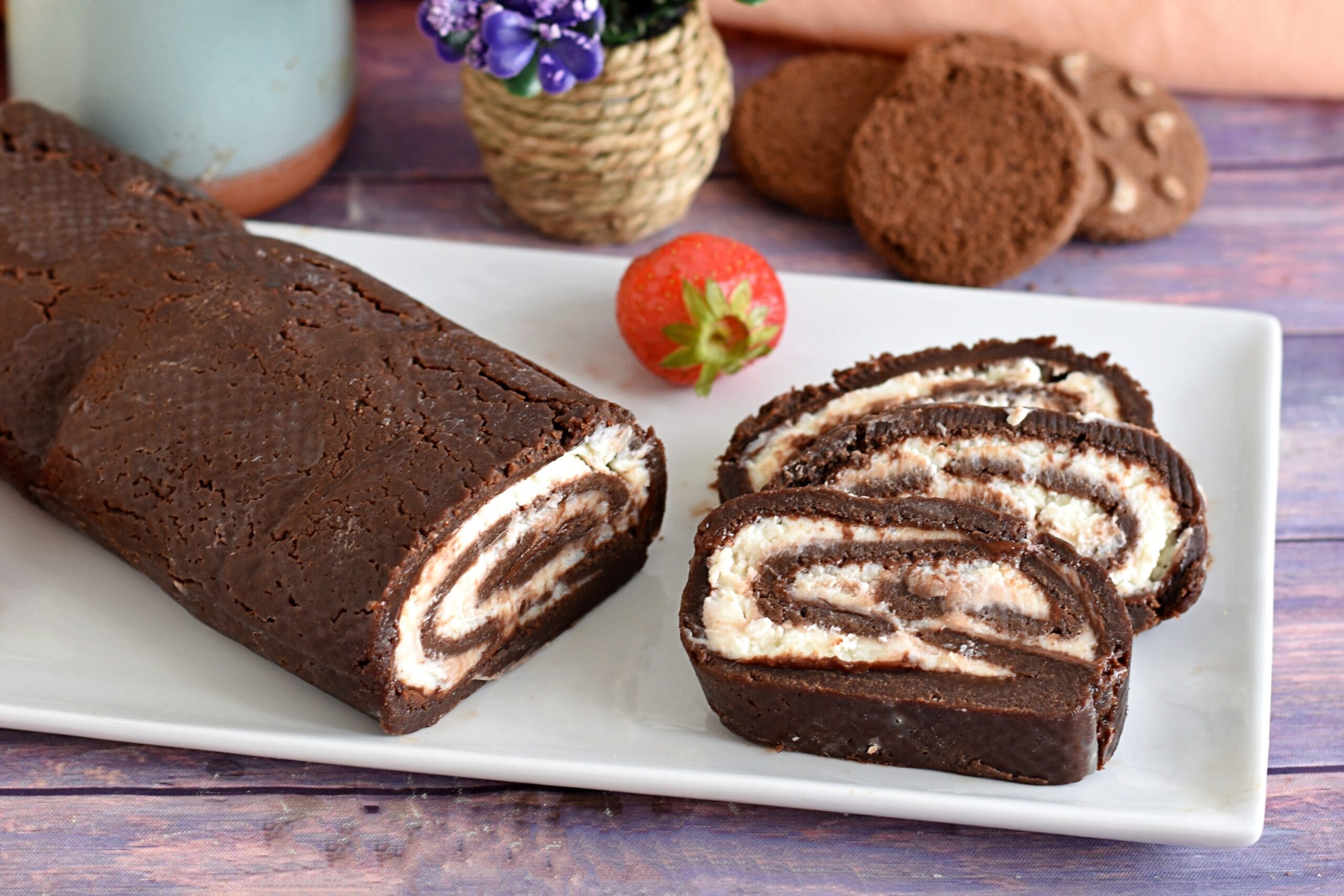Chocoladerol zonder bakken