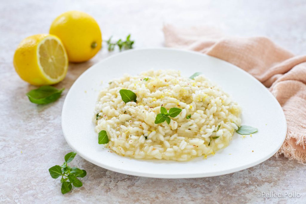 citroen en basilicum risotto