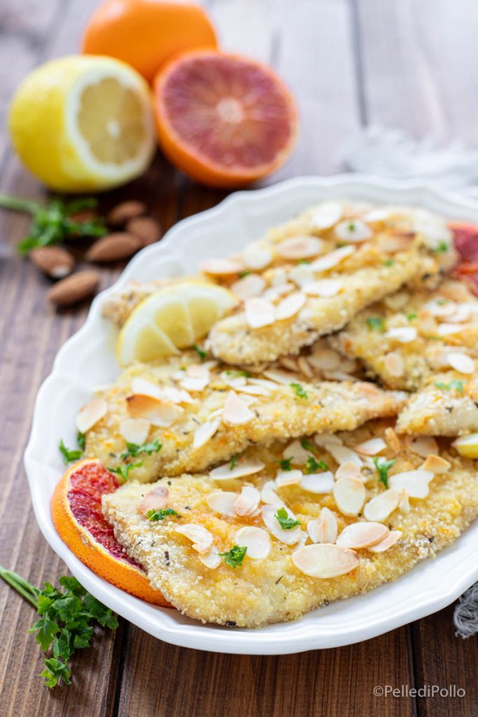 citrus kip schnitzels in de oven