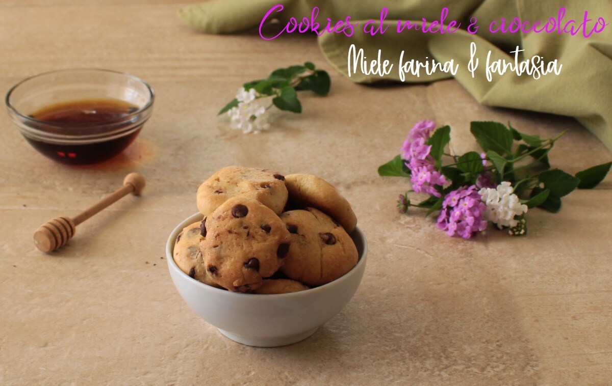 Honing en chocolade cookies. Recept zonder boter