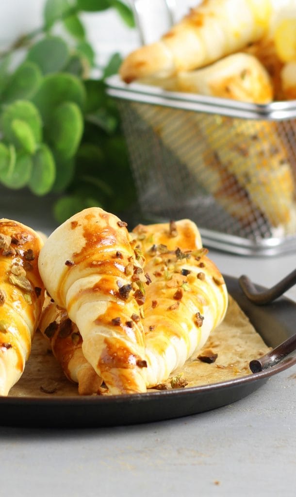 Bladerdeeg cannoli om te vullen