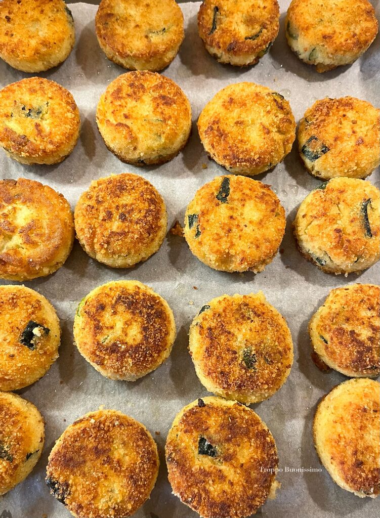 courgette en ricotta balletjes