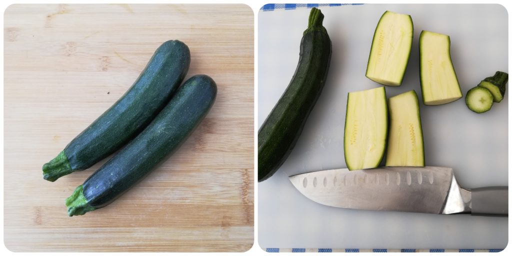 COURGETTE- EN ZALMSALADE