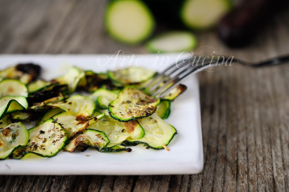 Courgetterondjes met oregano uit de oven lichte recept
