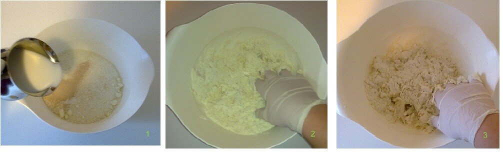 hoe de cresce di pasen in muffinvormpjes te bereiden 1 met de hand kneden